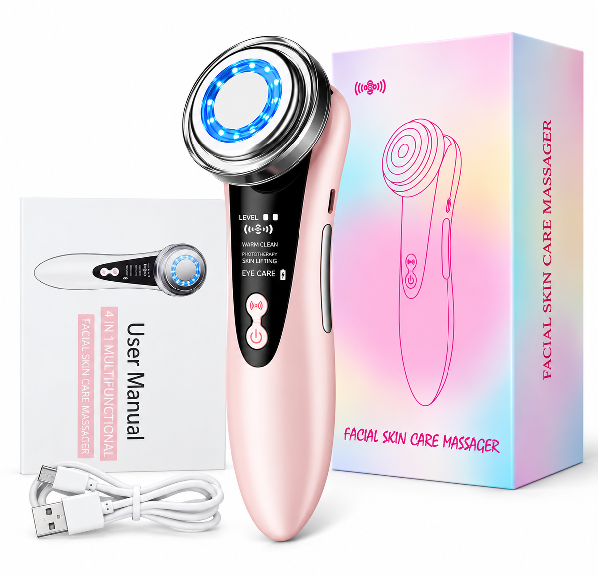 Multifuncional facial 4 en 1