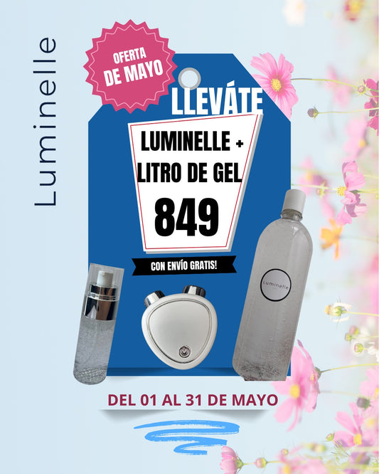 Promoción de Mayo LUMINELLE + 1 Litro de Gel Neutro